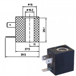 bobina coil spule bobine spolen cewka ode RLBA05230AS 230v 5w