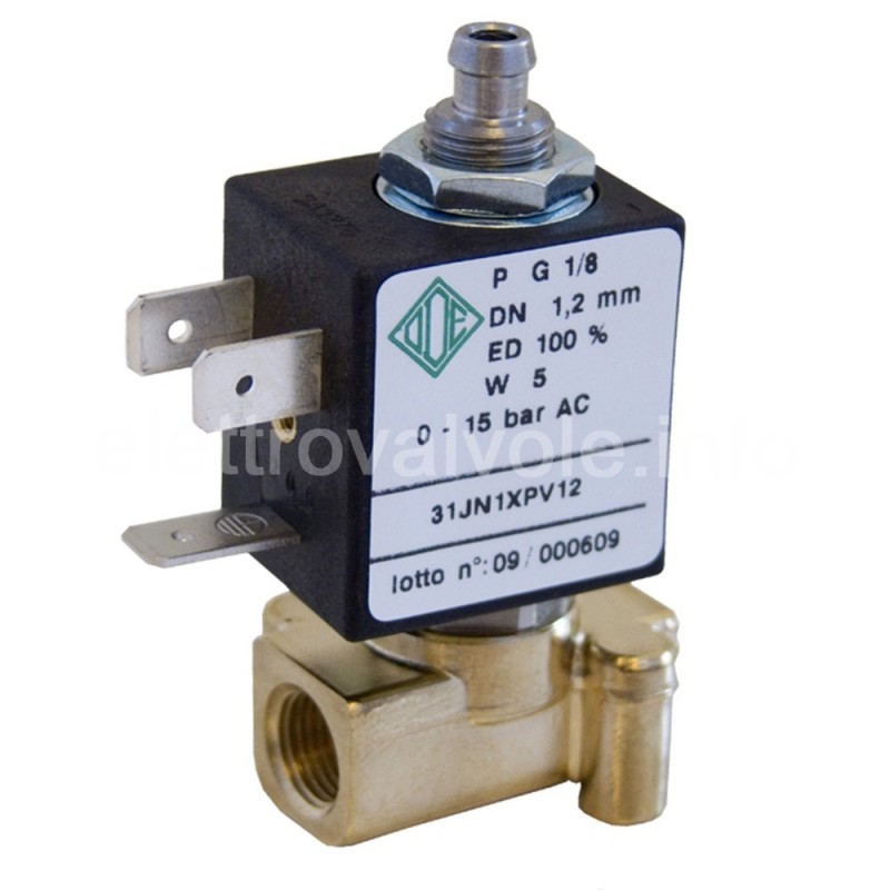 Electrovanne 2/2 normalement fermee commande assistee g3/8 - 220v